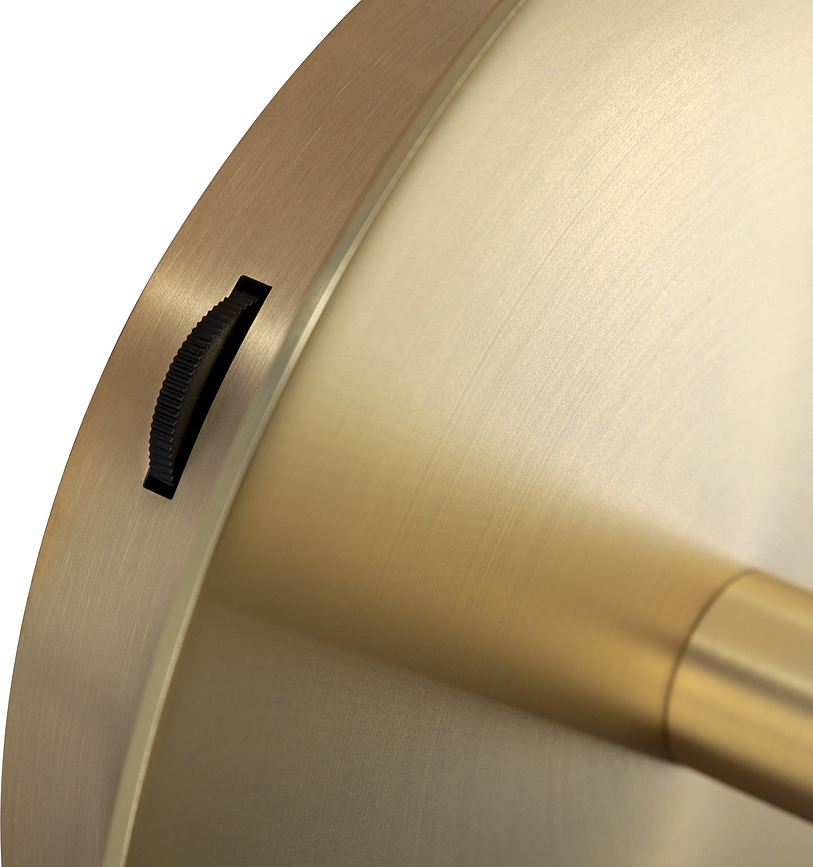 Aplique de pared Omni, negro