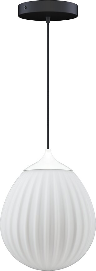 Around The World mini taklampa, vit-svart