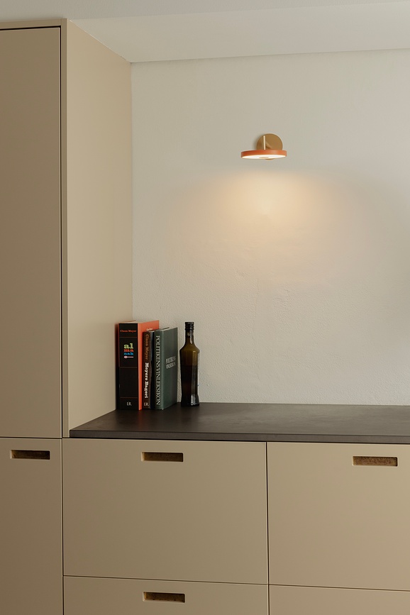 Asteria Applique Murale, 25 cm, laiton poli