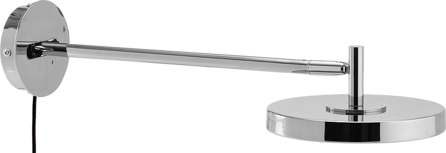 Asteria Applique Murale, 42 cm, acier poli