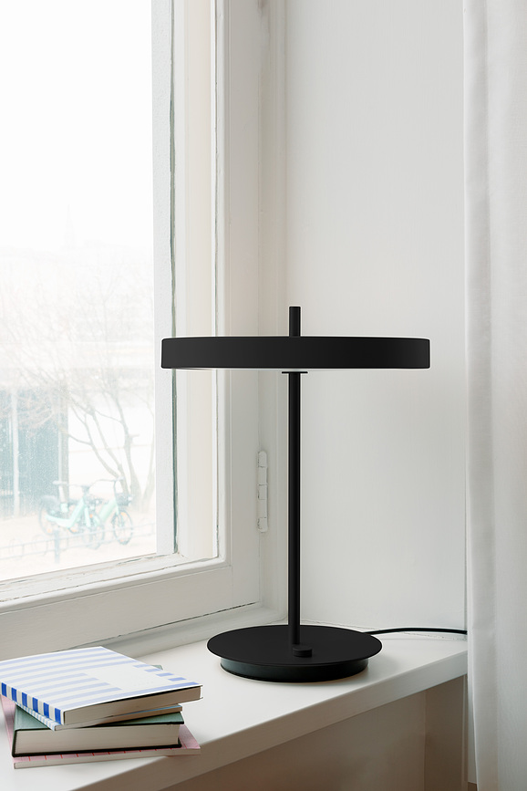 Asteria Lampe de Table, noire