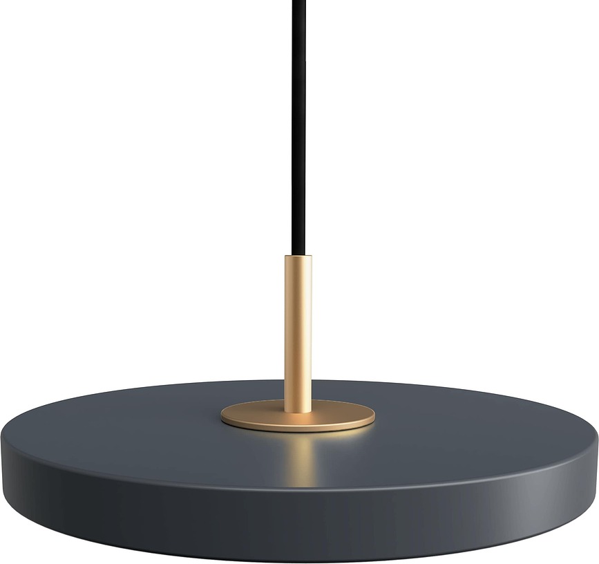 Asteria Micro Suspension avec variateur de lumière, gris anthracite