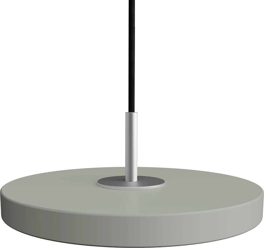 Asteria Micro Suspension, olive, avec fixation argentée