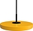 Asteria Micro Taklampa, gul med svart fäste