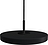Asteria Micro Taklampa, svart med svart takfäste