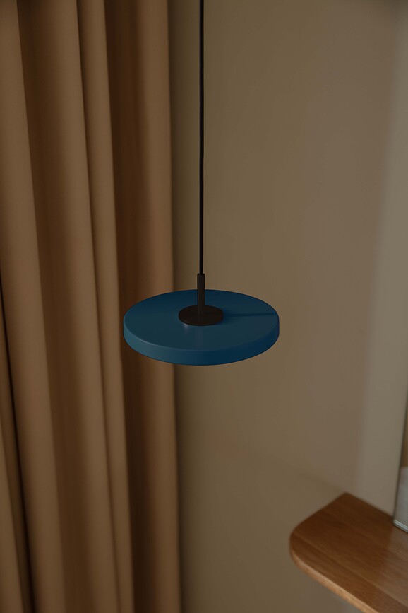 Asteria Micro Viseća Lampa maslinasta s crnim nosačem