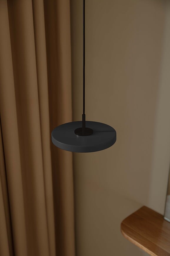 Asteria Micro Viseća Lampa maslinasta s crnim nosačem