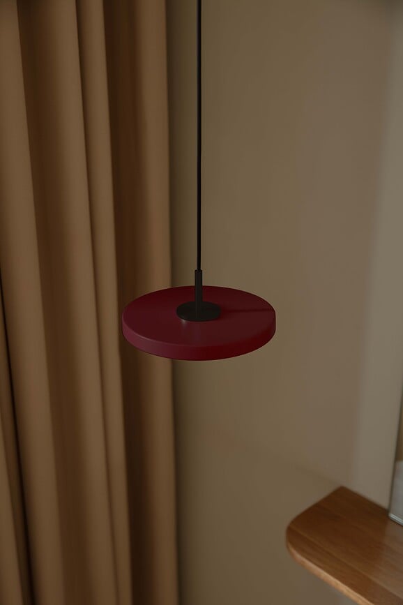 Asteria Micro Viseća Lampa maslinasta s crnim nosačem