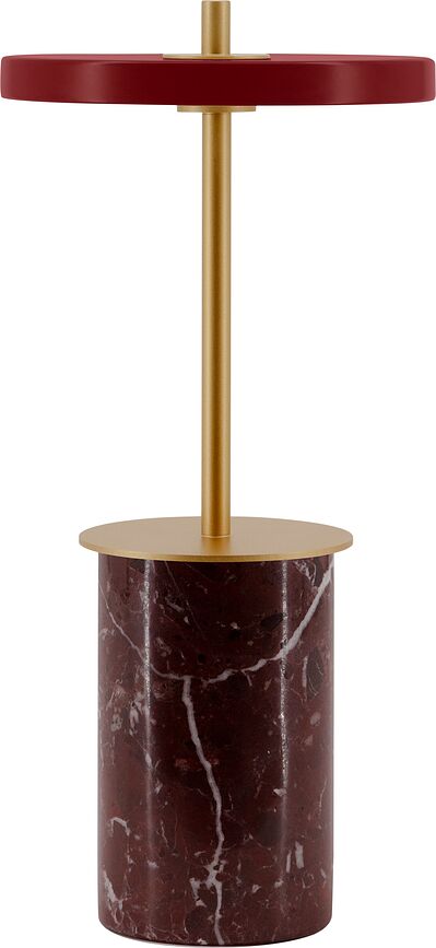 Asteria Move Mini Lampe de table sans fil, rouge