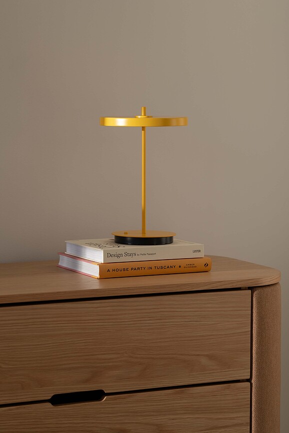 Asteria Move Monochrome Lampe de Table sans fil, vert-jaune