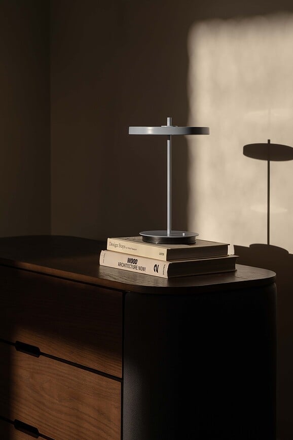 Asteria Move Monochrome Lampa stolna bežična žutozelena