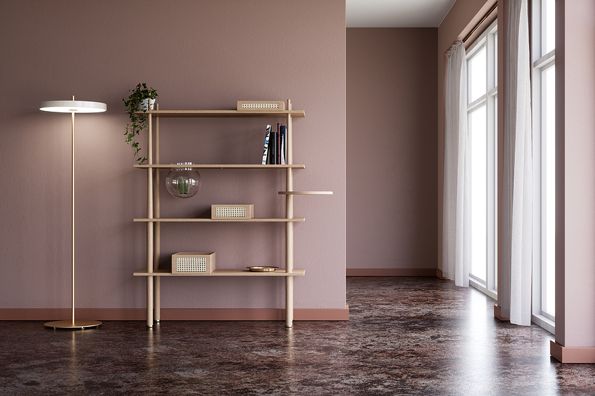 Asteria Φωτιστικό Δαπέδου, λευκό