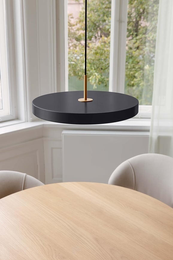 Asteria Plus Κρεμαστό Φωτιστικό, ρουμπινί, 43 cm, με χρυσή βάση