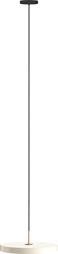 Asteria Plus Viseća Lampa 43 cm rubinasta sa zlatnim nosačem