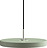 Asteria Plus Taklampa 31 cm, olivgrön med silverfäste