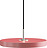 Asteria Plus Taklampa 31 cm, rosa med silverfäste