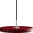 Asteria Plus Taklampa 31 cm, rubinröd med silverfäste