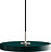 Asteria Plus Taklampa 31 cm, skogsgrön med silverfäste