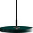 Asteria Plus Taklampa 31 cm, skogsgrön med svart fäste