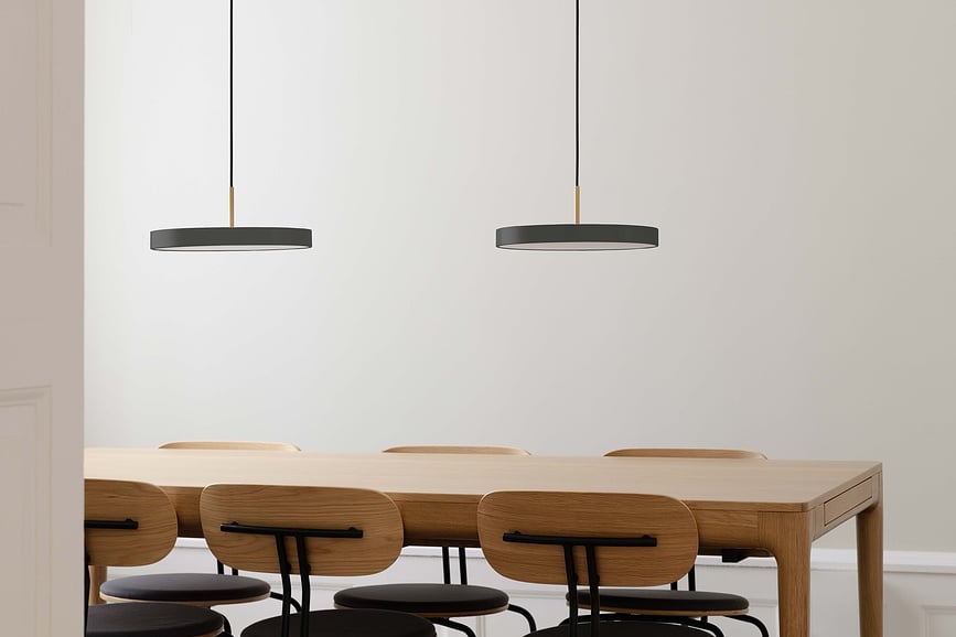 Asteria Plus Viseća Lampa 31 cm mjedena sa zlatnim nosačem