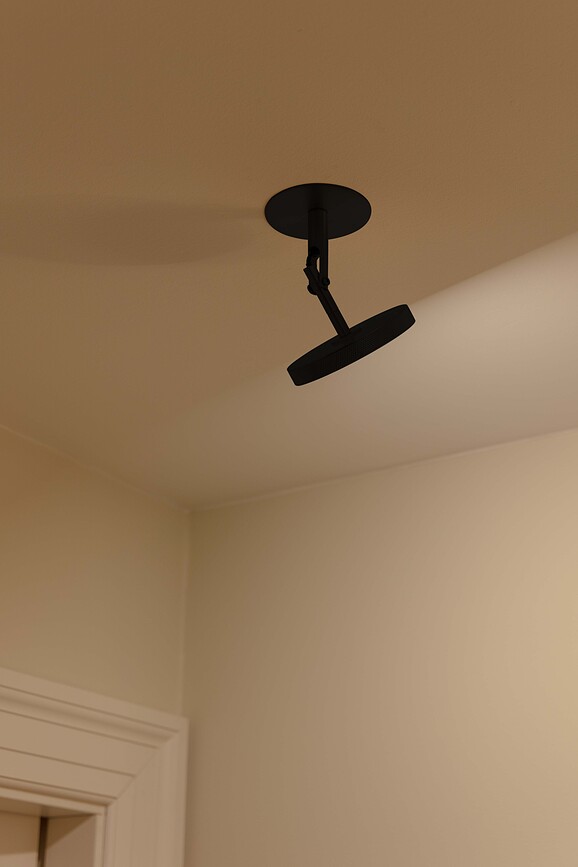 Asteria Spot Lampa stropna crna