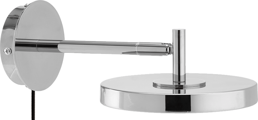 Asteria Stenska svetilka, 25 cm, polirano jeklo