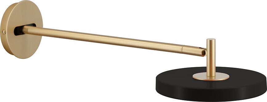 Asteria Stenska svetilka, 42 cm, črna