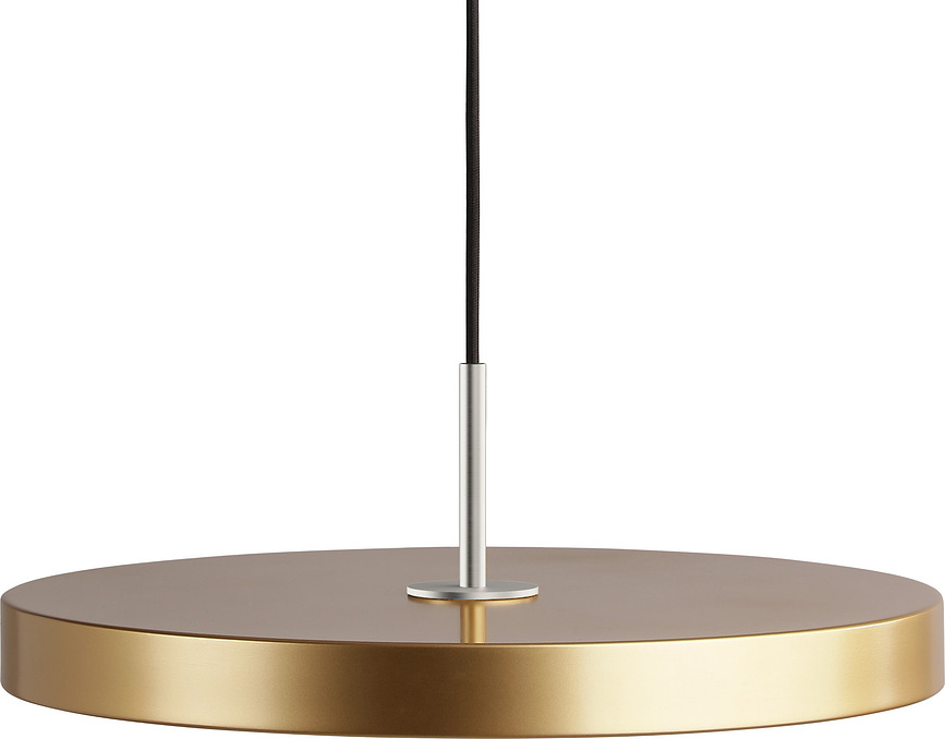Asteria Suspension dorée, avec fixation argentée