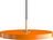 Asteria Suspension orange, avec fixation dorée
