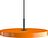 Asteria Suspension orange, avec fixation noire