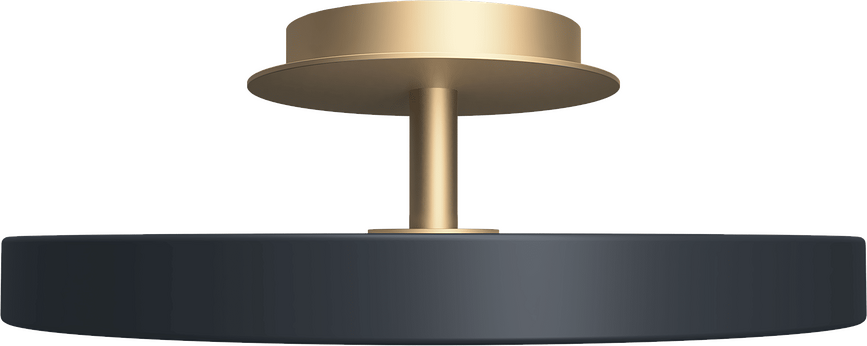 Asteria Up Plus Φωτιστικό Οροφής, ανθρακί, 31 cm