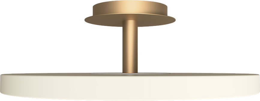 Asteria Up Plus Plafonnier, 60 cm, blanc perle