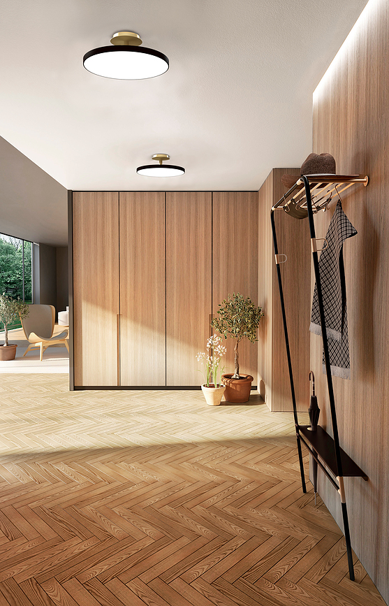 Asteria Up Plus Plafonnier, 60 cm, noir