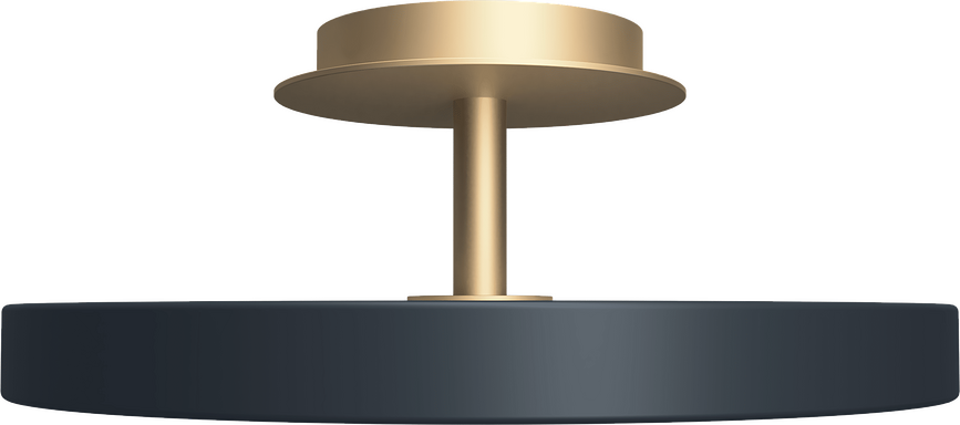 Asteria Up Plus Stropna svetilka, 43 cm, antracitna