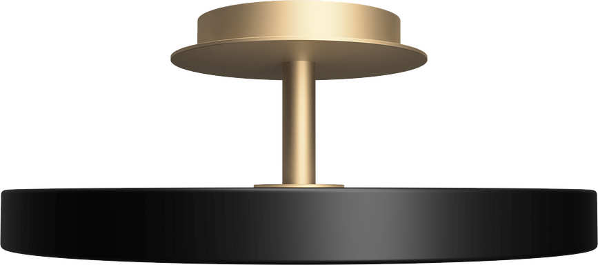 Asteria Up Plus Stropna svetilka, 43 cm, črna