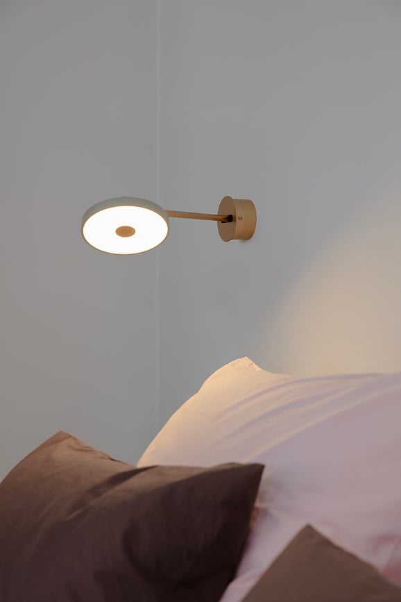 Asteria Zidna Svjetiljka sa zidnim ovjesom 44,6 cm biserno bijela