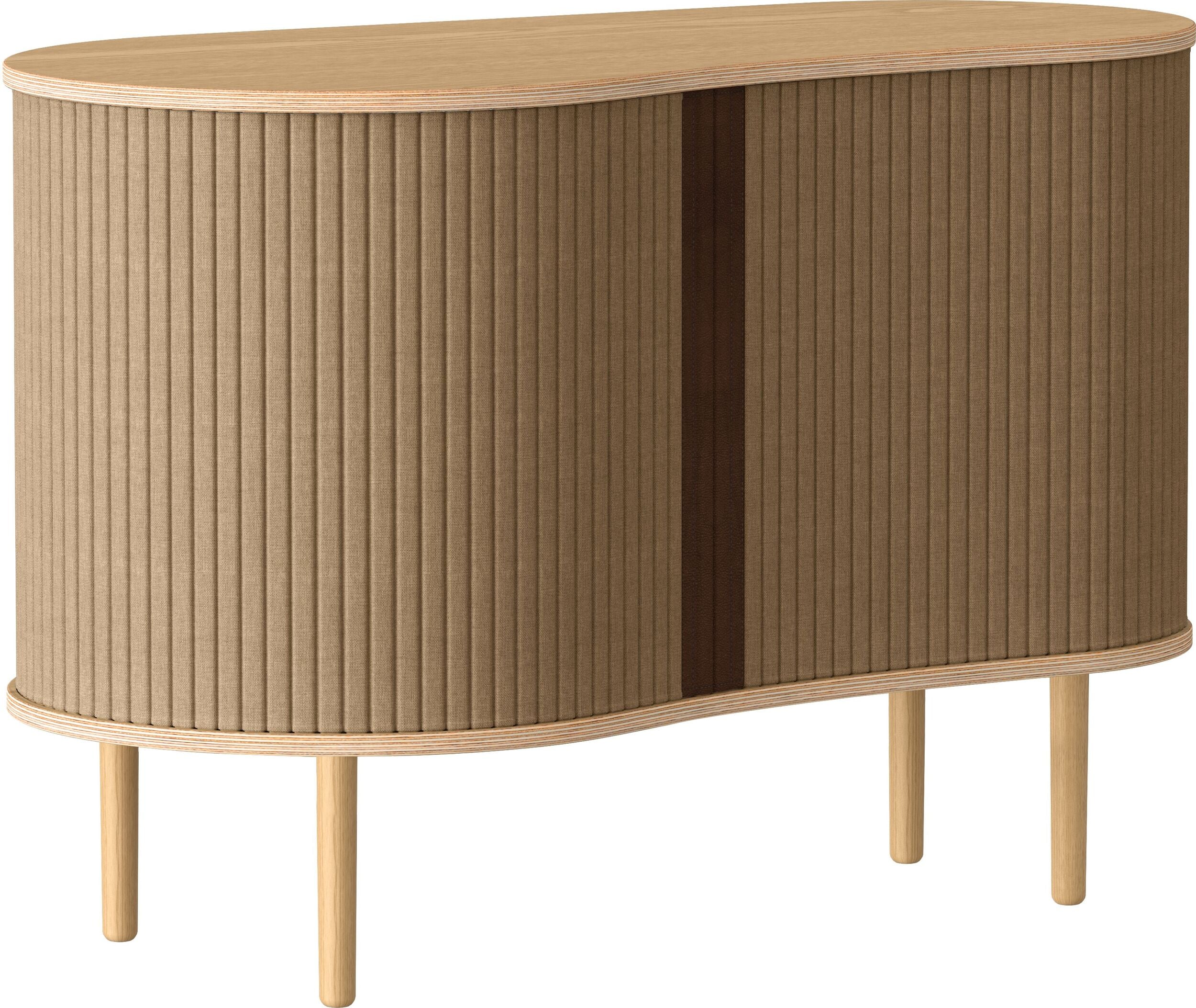 Audacious Schrank 100 cm braun auf Eichenbeinen