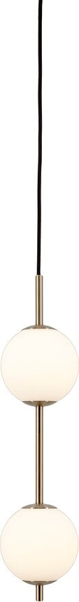 Audrey 2 hanglamp, messing