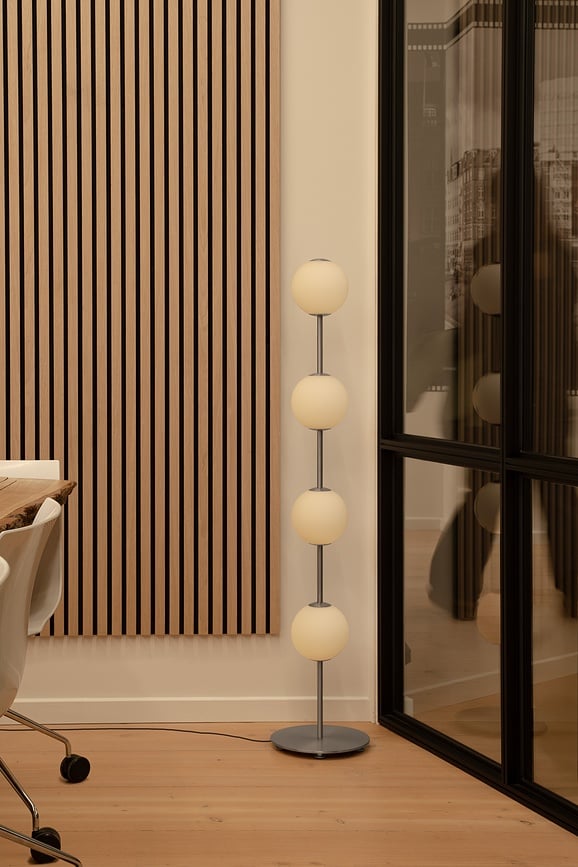 Audrey Φωτιστικό Δαπέδου, ατσάλινο