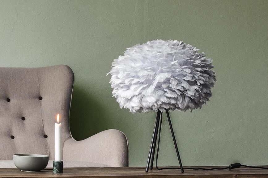 Base de Sobremesa Trípode, de acero cepillado