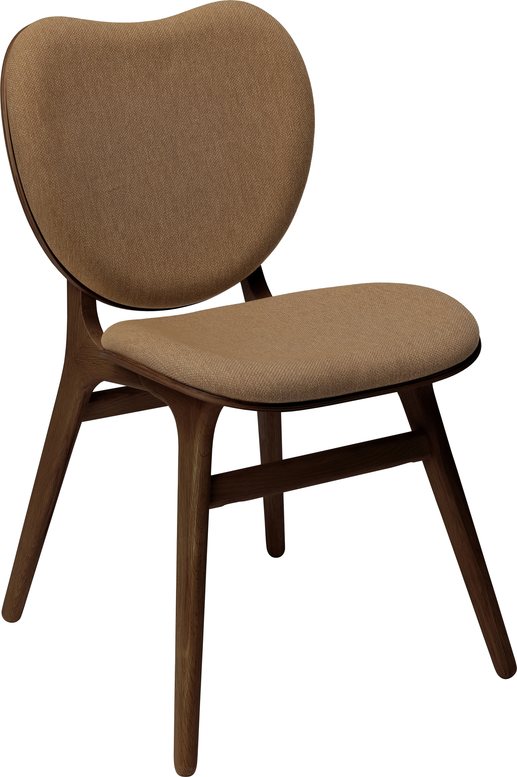 Conversation Piece Stuhl braun gepolstert dunkle Eiche
