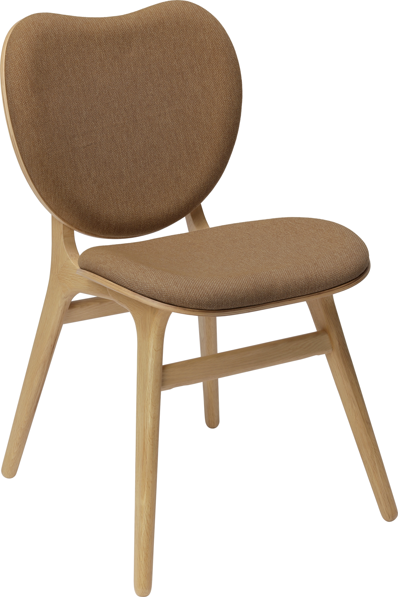 Conversation Piece Stuhl braun gepolstert Eiche hell