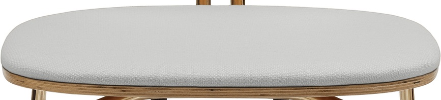 Curious Lounge Coussin de Chaise, gris clair