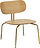 Curious Lounge Stuhl auf Messingbeinen