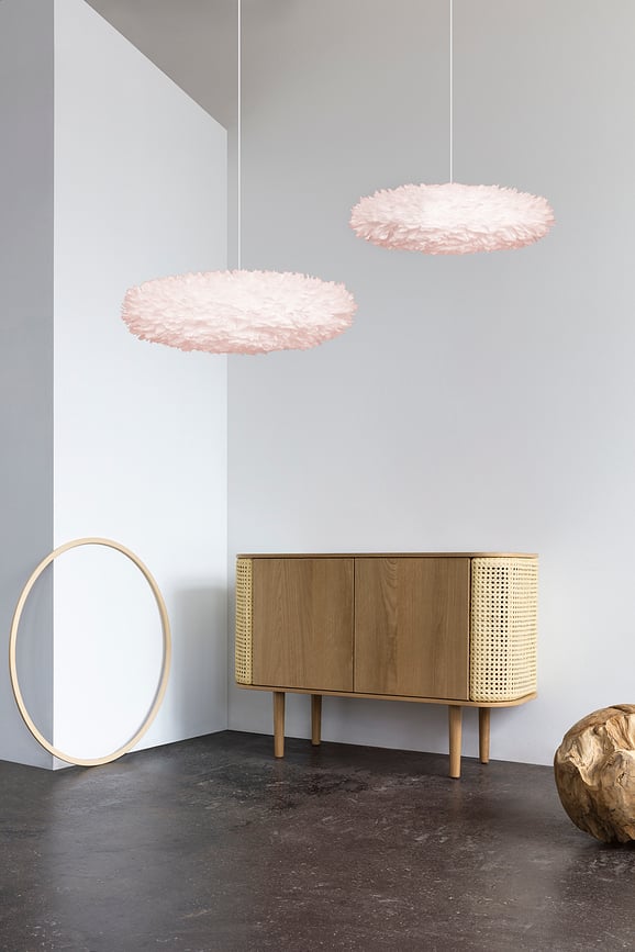 Eos Esther Svetilka, 52 cm, svetlo roza