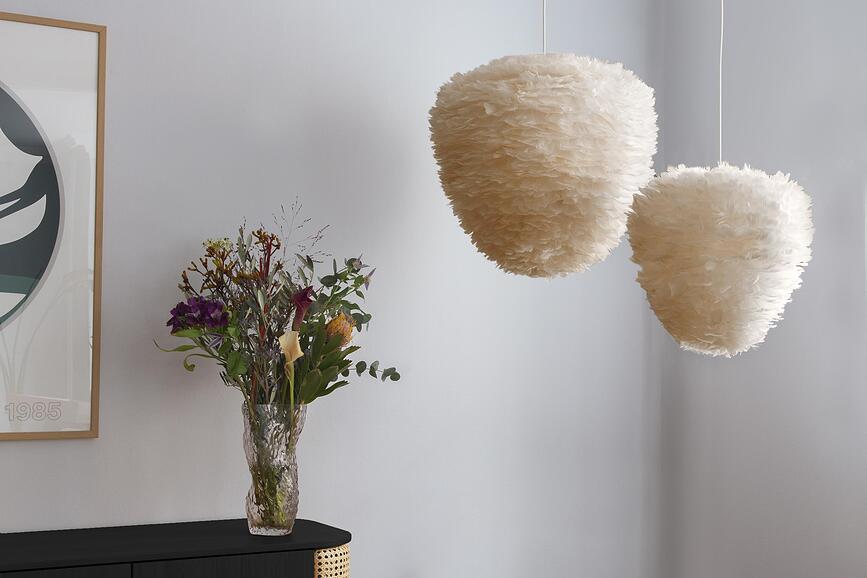 Eos Evia Lampe 30 cm, marron clair