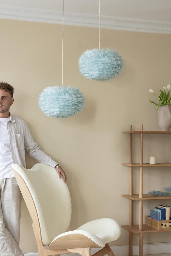 Eos Lampe 45 cm, bleue