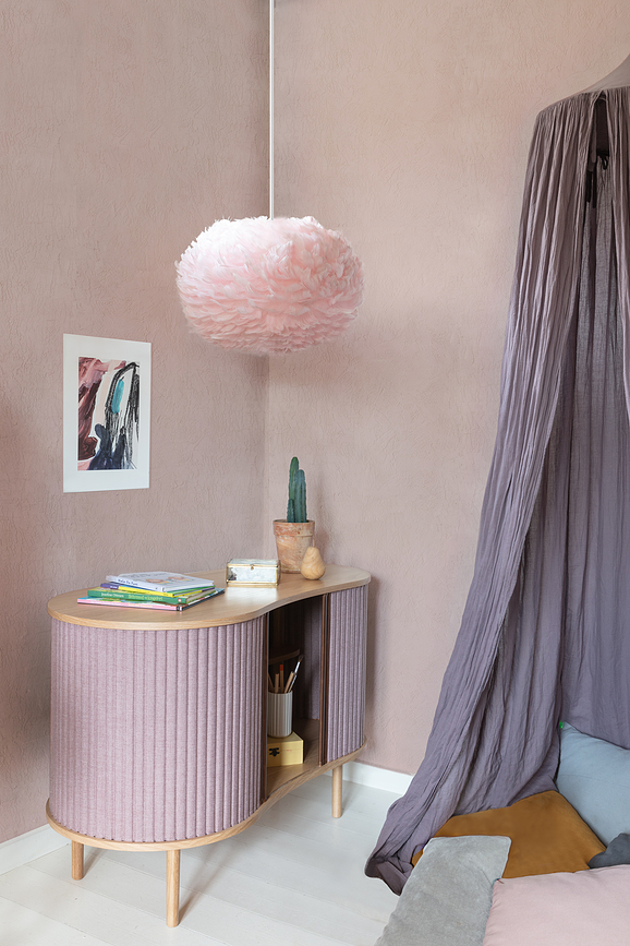 Eos Lampe 45 cm, rose clair