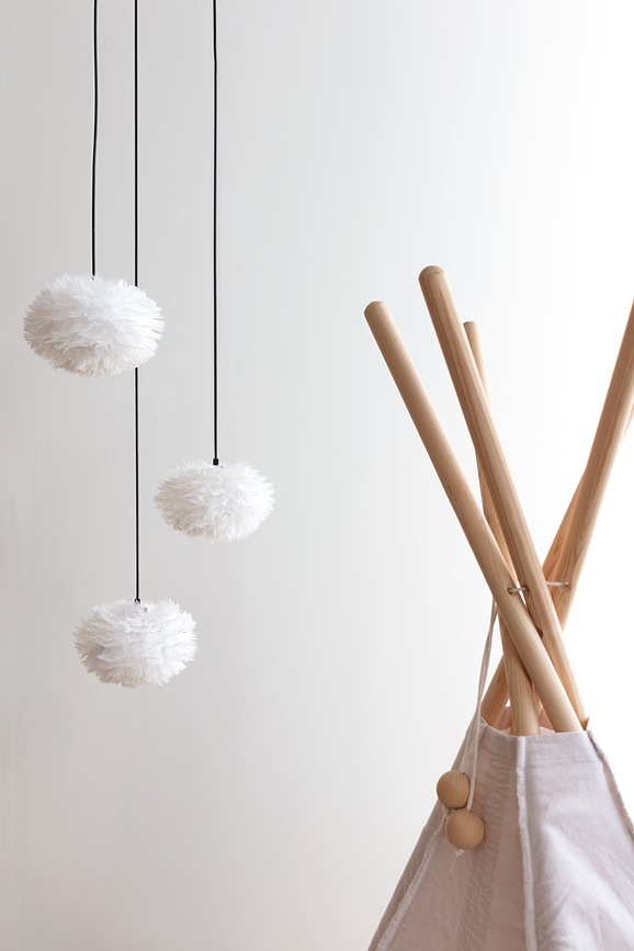 Eos Nano Senčnik, 15 cm, bel