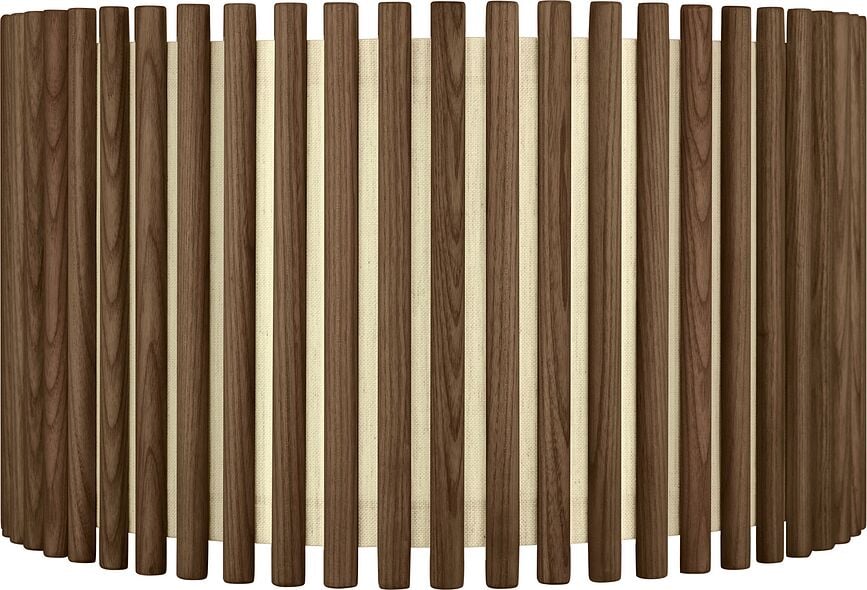 Estructura para Pantalla Komorebi, redonda, de roble oscuro, 44,7 cm